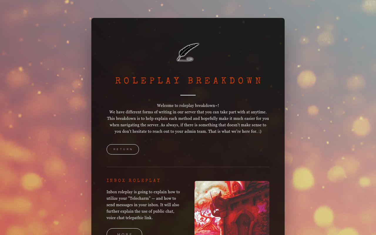 Next Chapter Roleplay Roleplay Breakdown